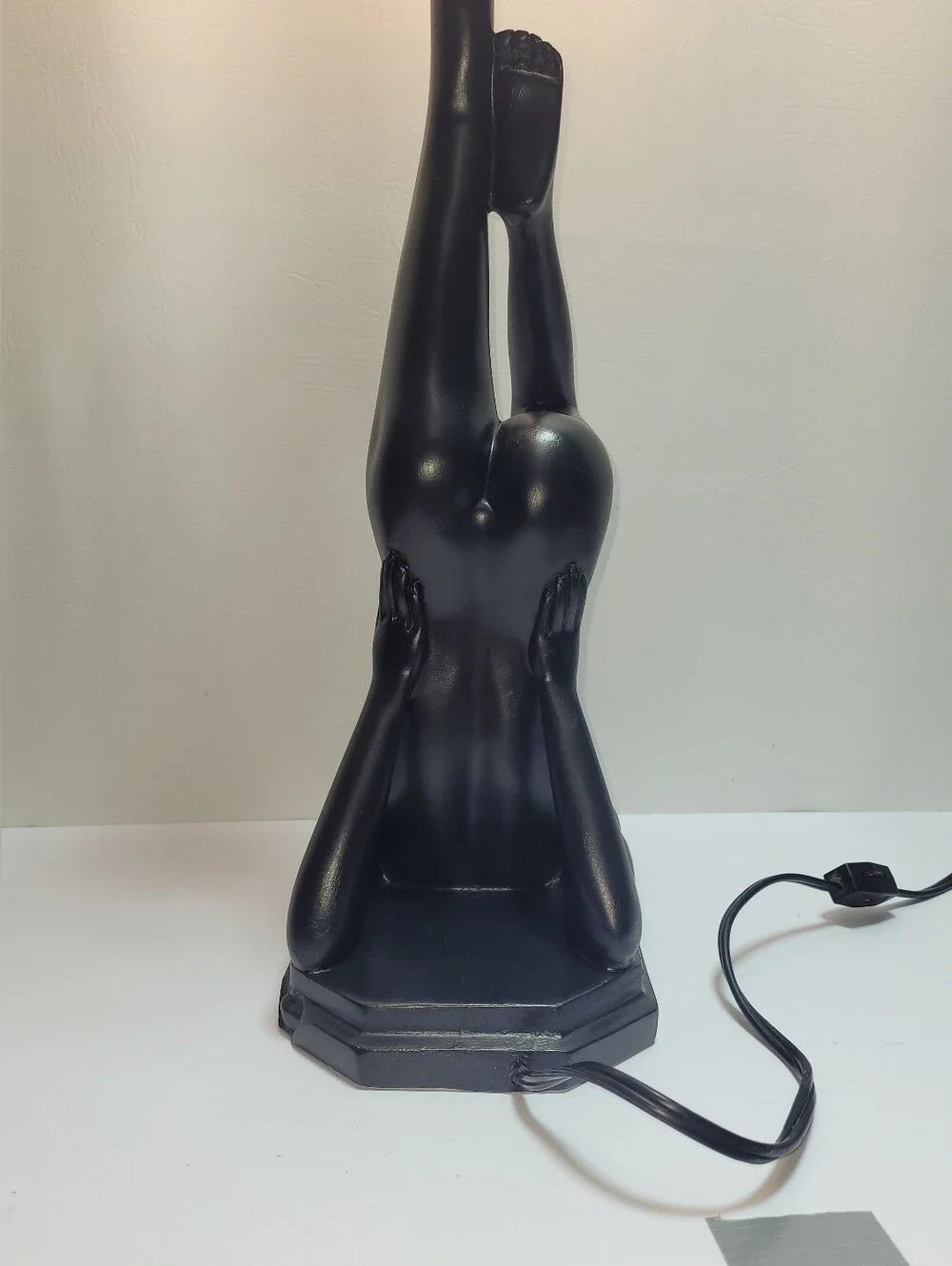 Vintage Art Deco Erotica Figural Accent Table Lamp